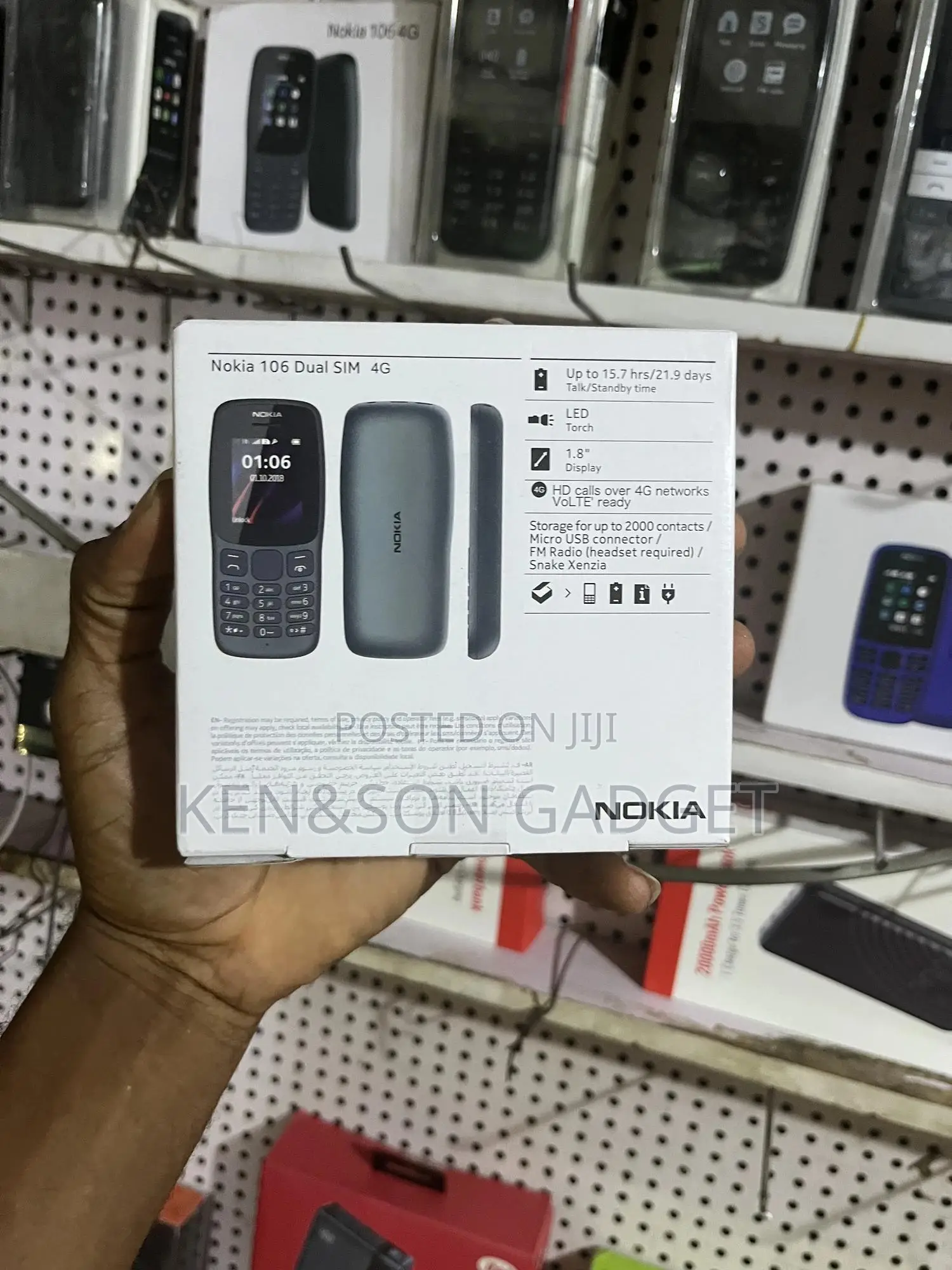 New Nokia 106 Black