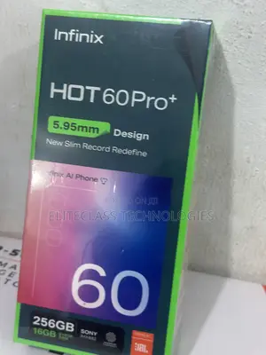New Infinix Hot 60 Pro+ 128 GB Black