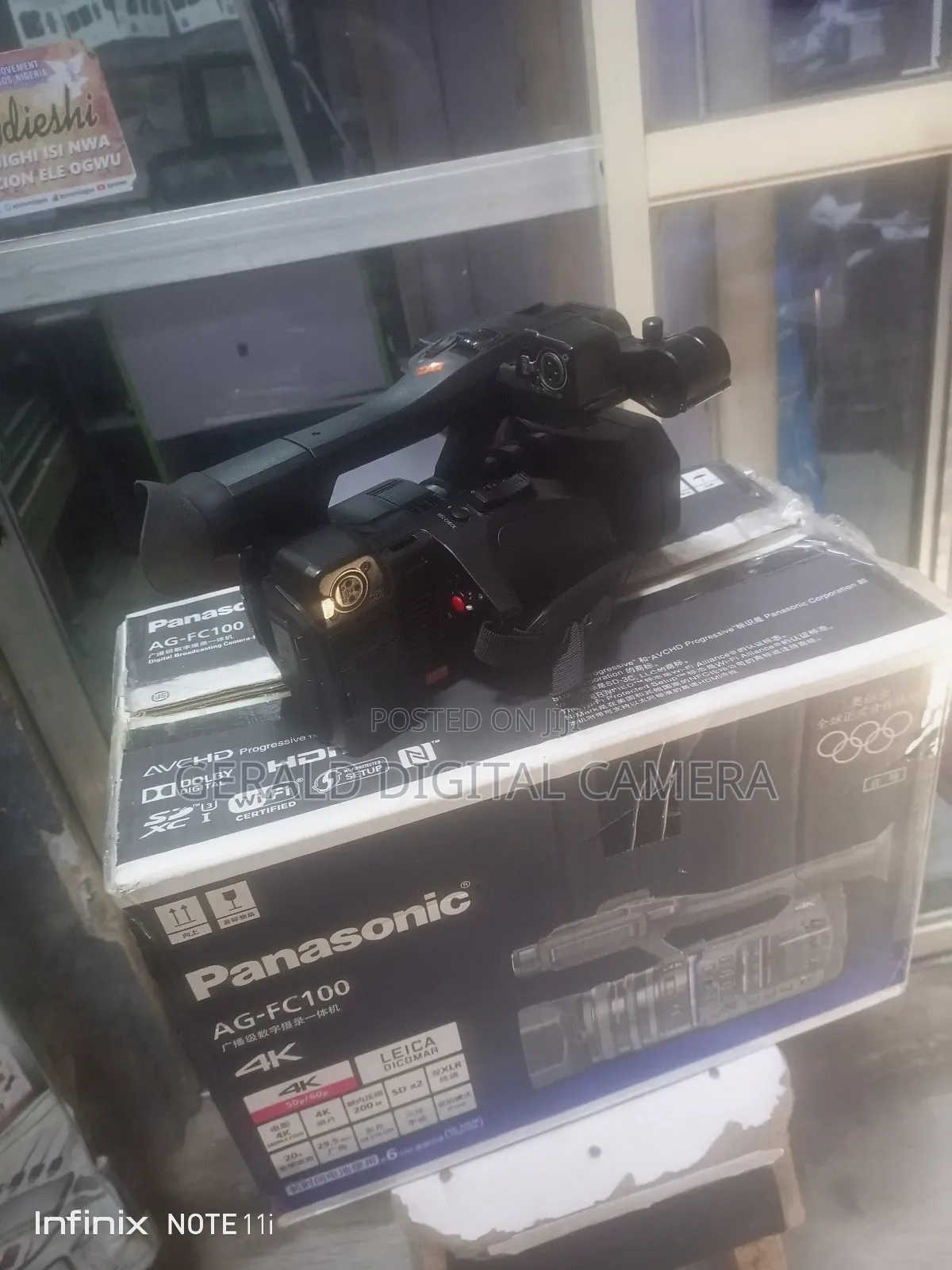 Panasonic Video Camera Ag-Fc100.