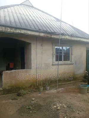 Fenced Half Plot of Land for Sale With Bedroom Flat, Borehole Inside