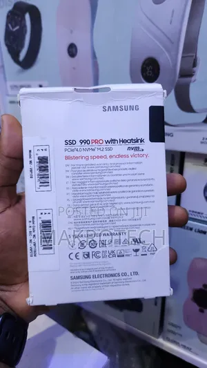 Samsung 990 Pro Ssd 1tb Pcie 4.0 M.2 2280 Internal Ssd, Speed 7450mbps