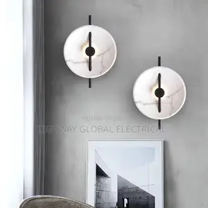 Living Room Resin Circular Wall Lamp