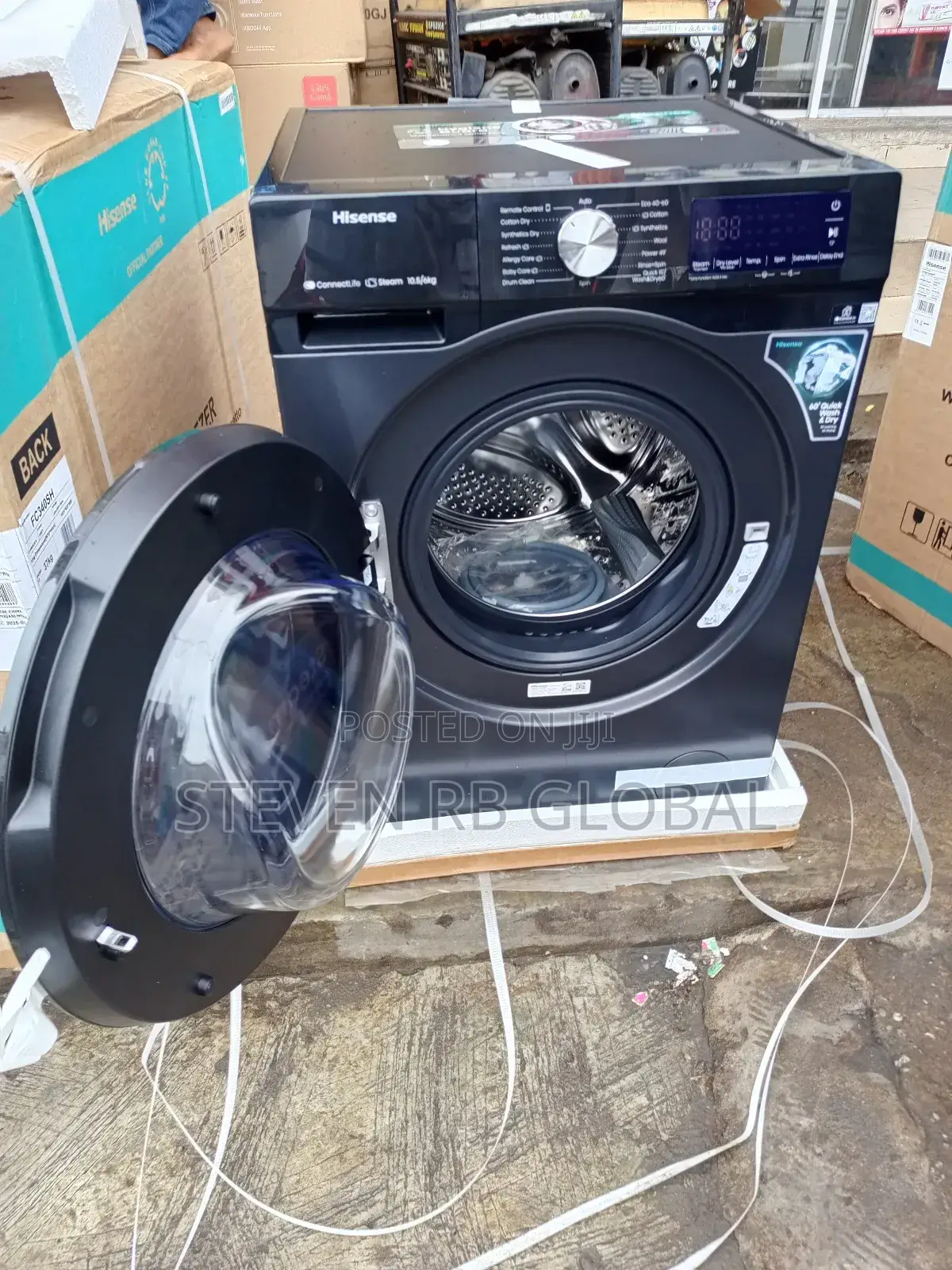 Hisense Front Load Wash Dry 10.5kg / 6kg (Wd3s1043bt)