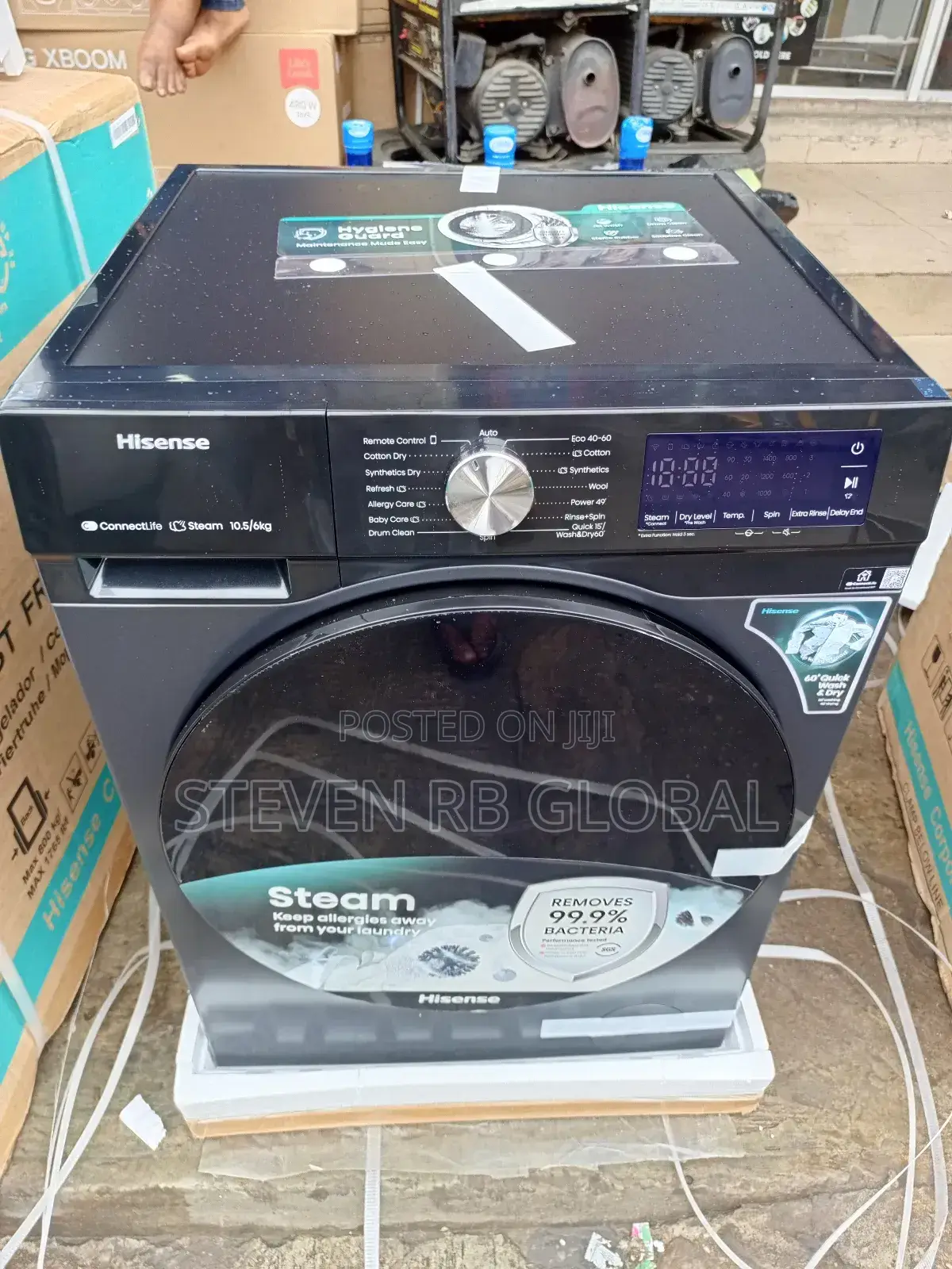 Hisense Front Load Wash Dry 10.5kg / 6kg (Wd3s1043bt)