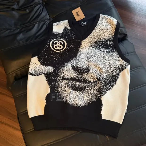 Premium Quality Stüssy Photo Jacquard Vest in Lagos Island (Eko
