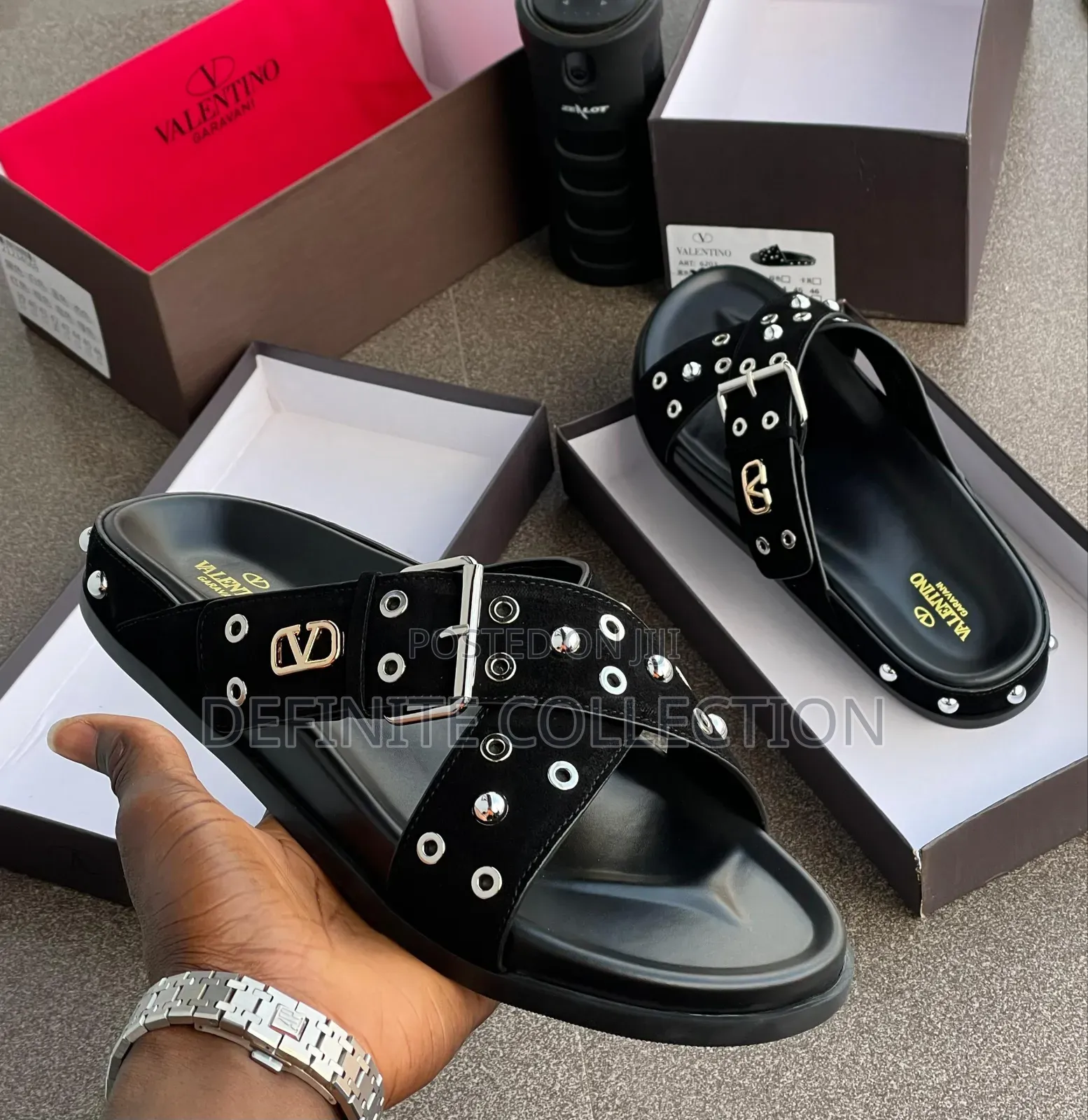 Valentino Spiky Luxury Slippers