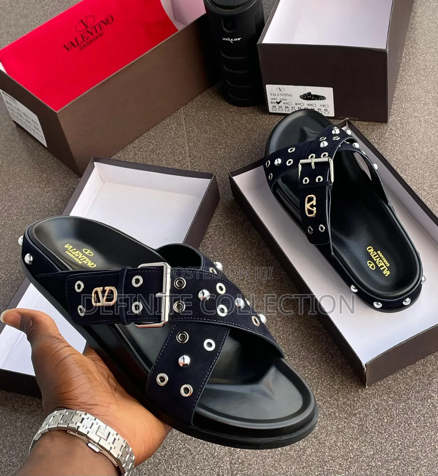 Valentino Spiky Luxury Slippers