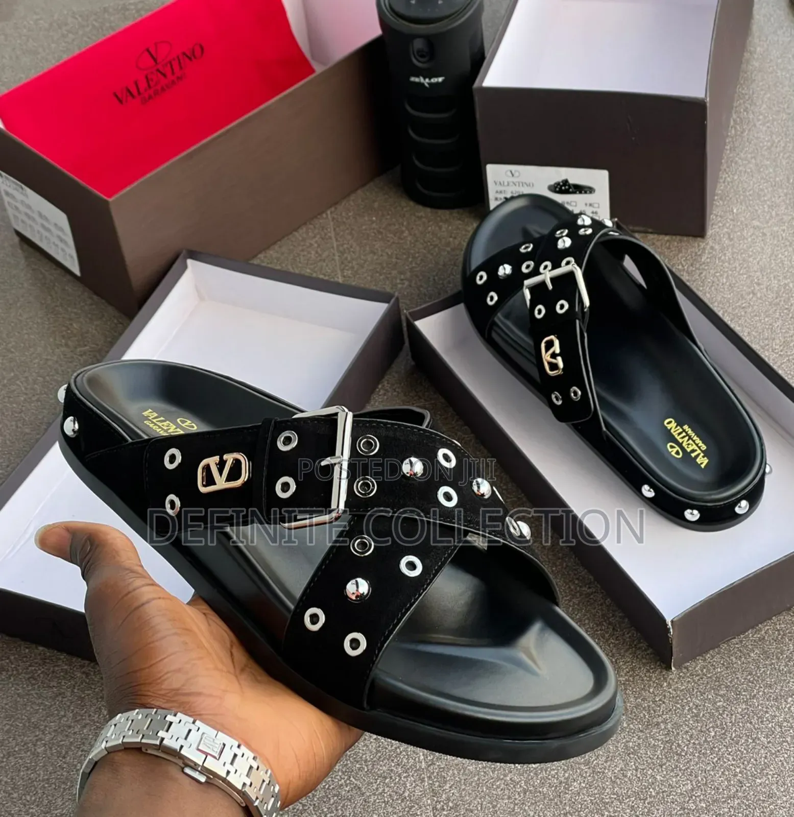 Valentino Spiky Luxury Slippers
