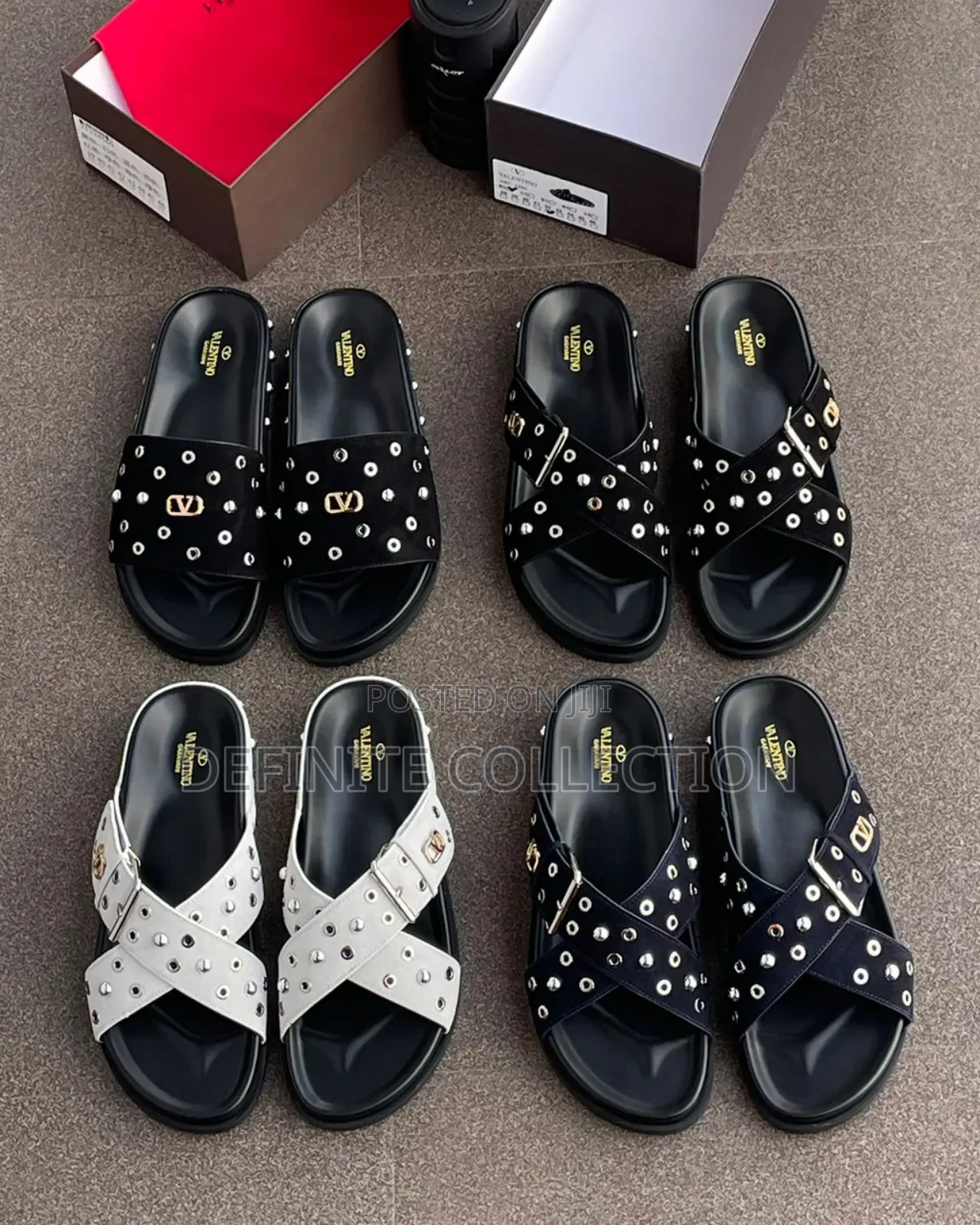 Valentino Spiky Luxury Slippers