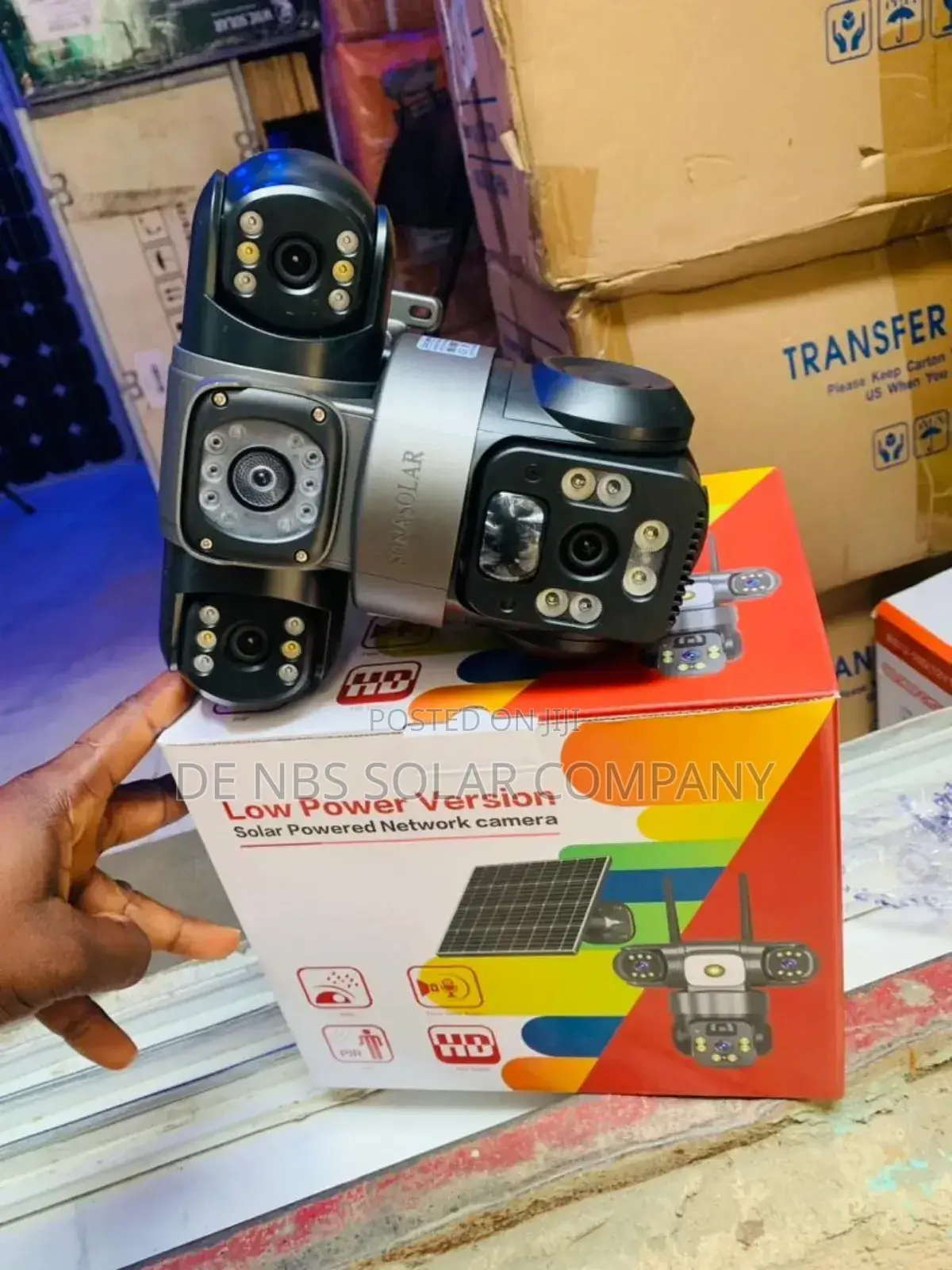 3lens PTZ 4g Sim Card Auto Tracking Solar CCTV Alert Camera 360°
