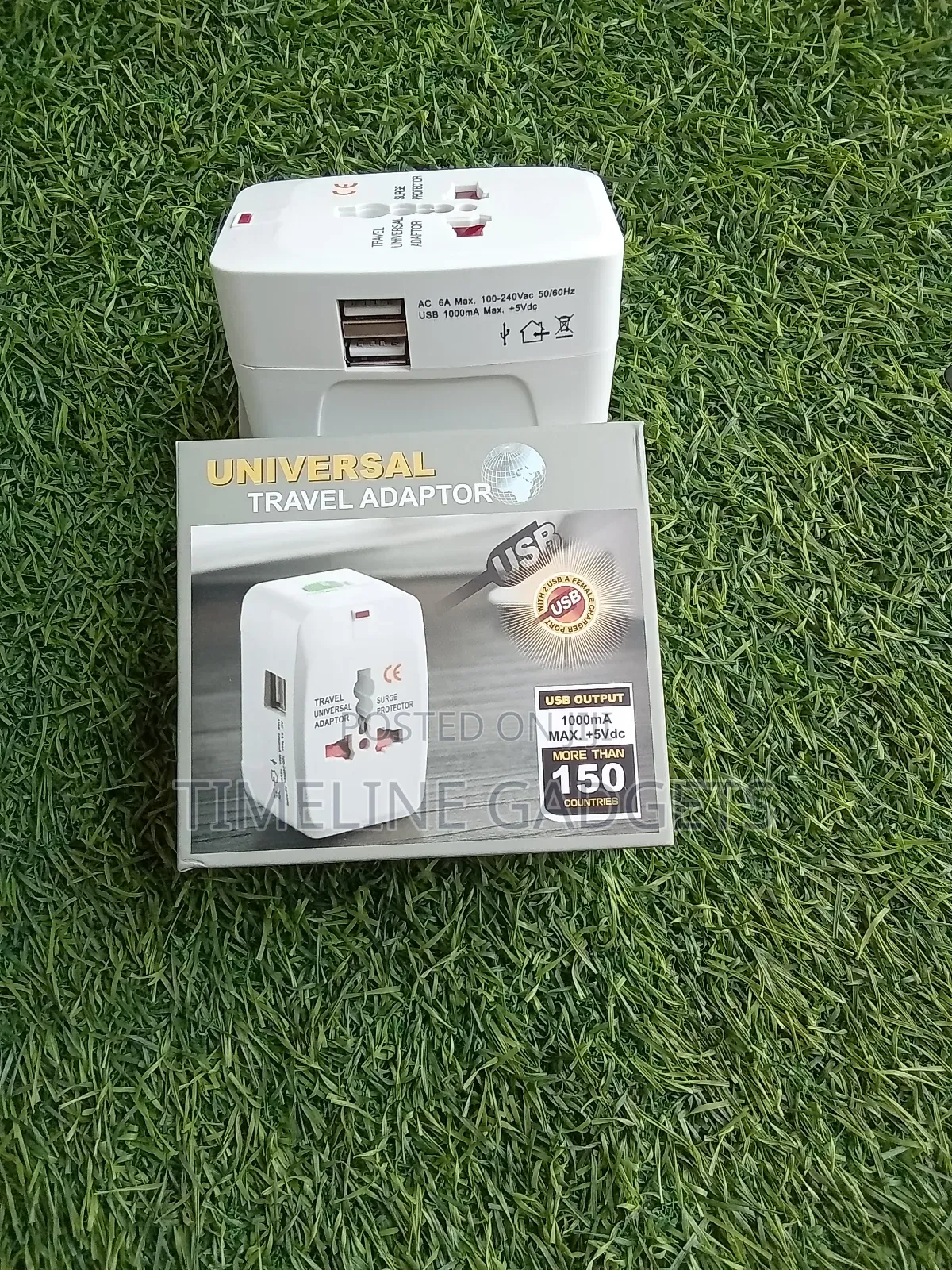 Universal Travel Adapter With Usb Port