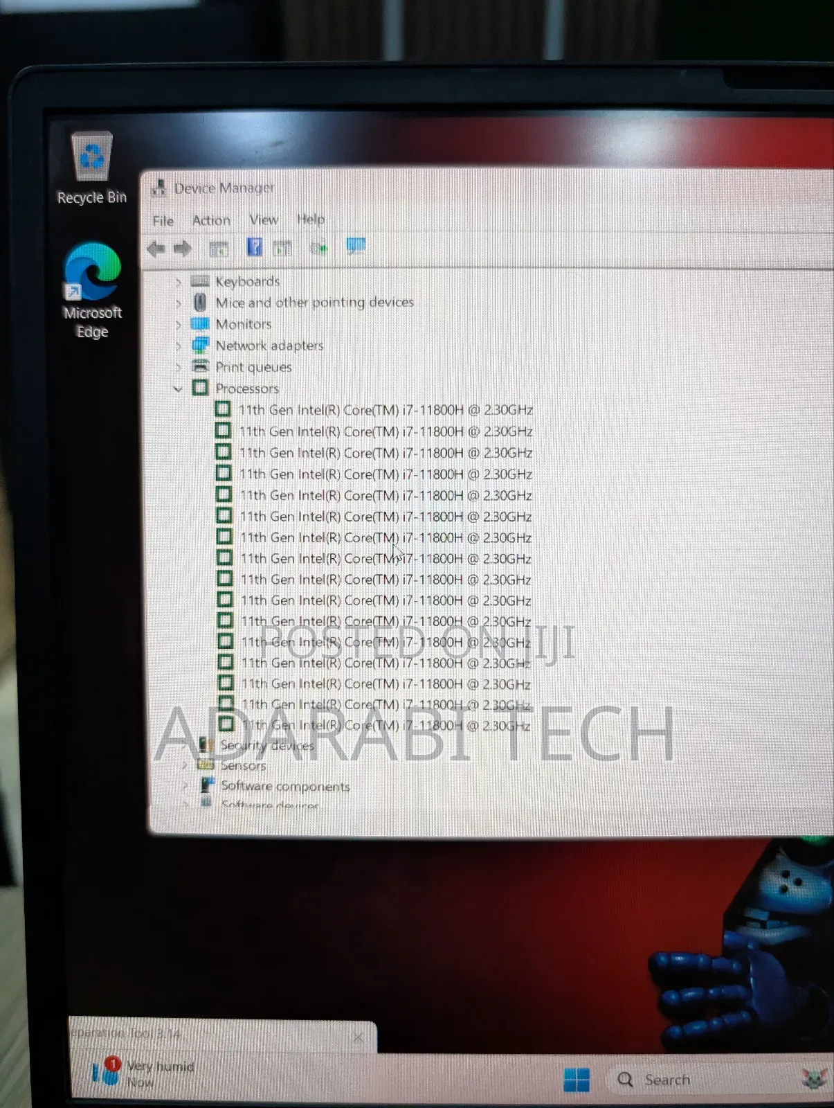 Laptop Dell Alienware X15 R1 16GB Intel Core I7 SSD 1T