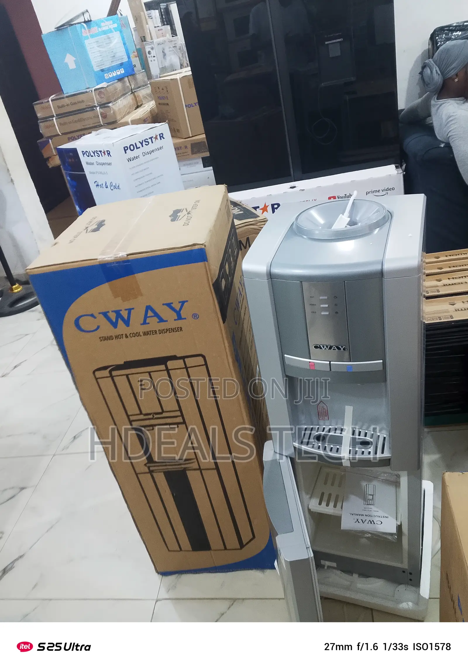 Cway Dispenser With Refrigerator – Dual Function