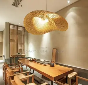 Handmade Bamboo Weaving Hanging Pendant