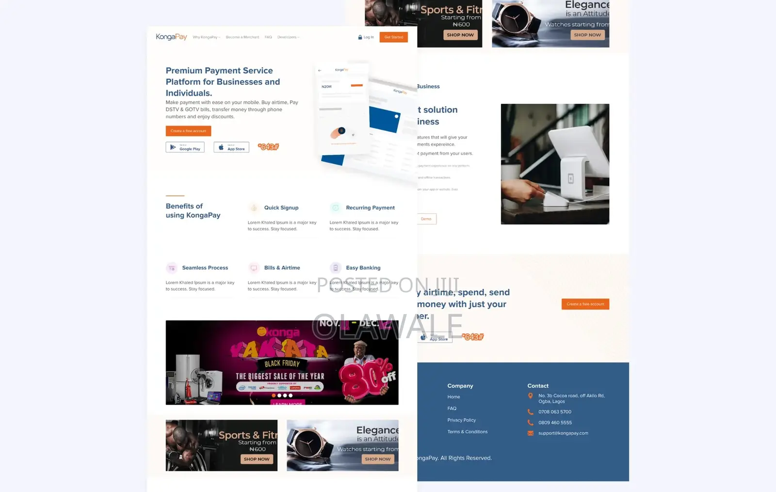 Website Mobile App Design (Ui/Ux)