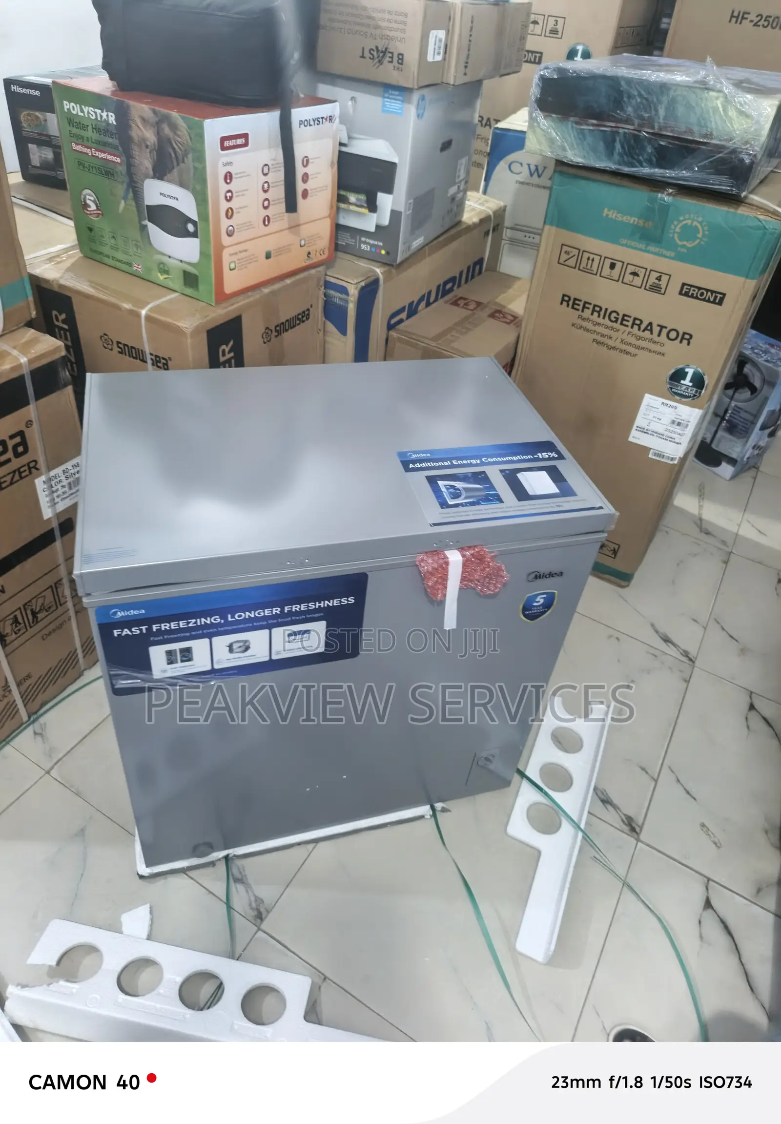 200l Midea Chest Freezer — Energy Saving Type Mdrc277fzg43ngg