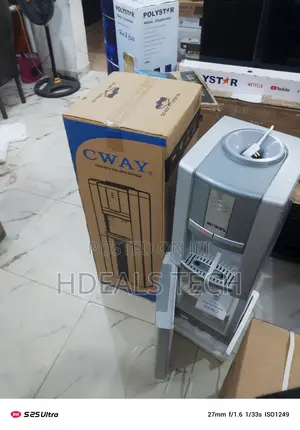 Cway Office Water Dispenser With Fridge Compartment