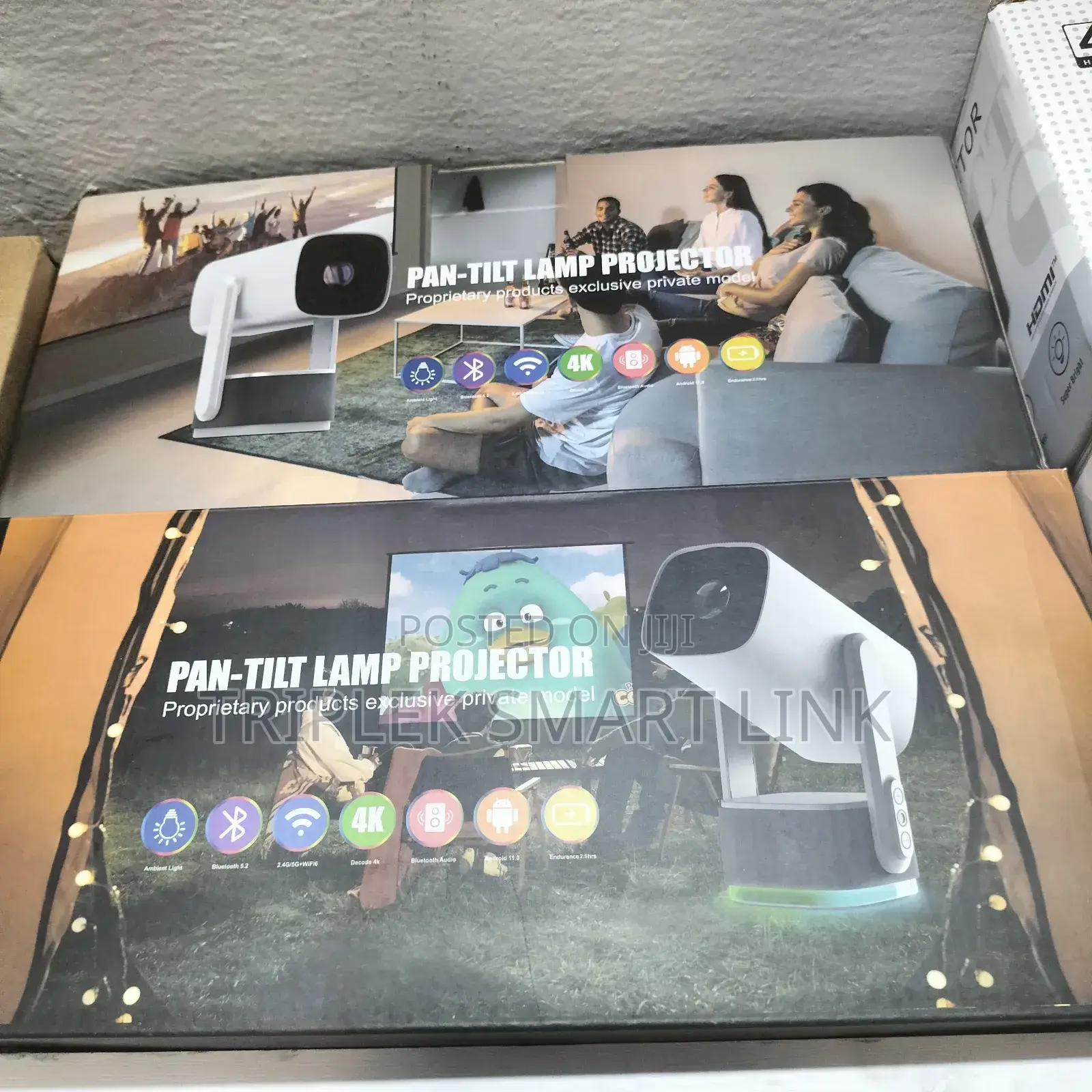  Projector Smart Android 11 Rechargeable Bluetoth Speaker Wifi. Bulk