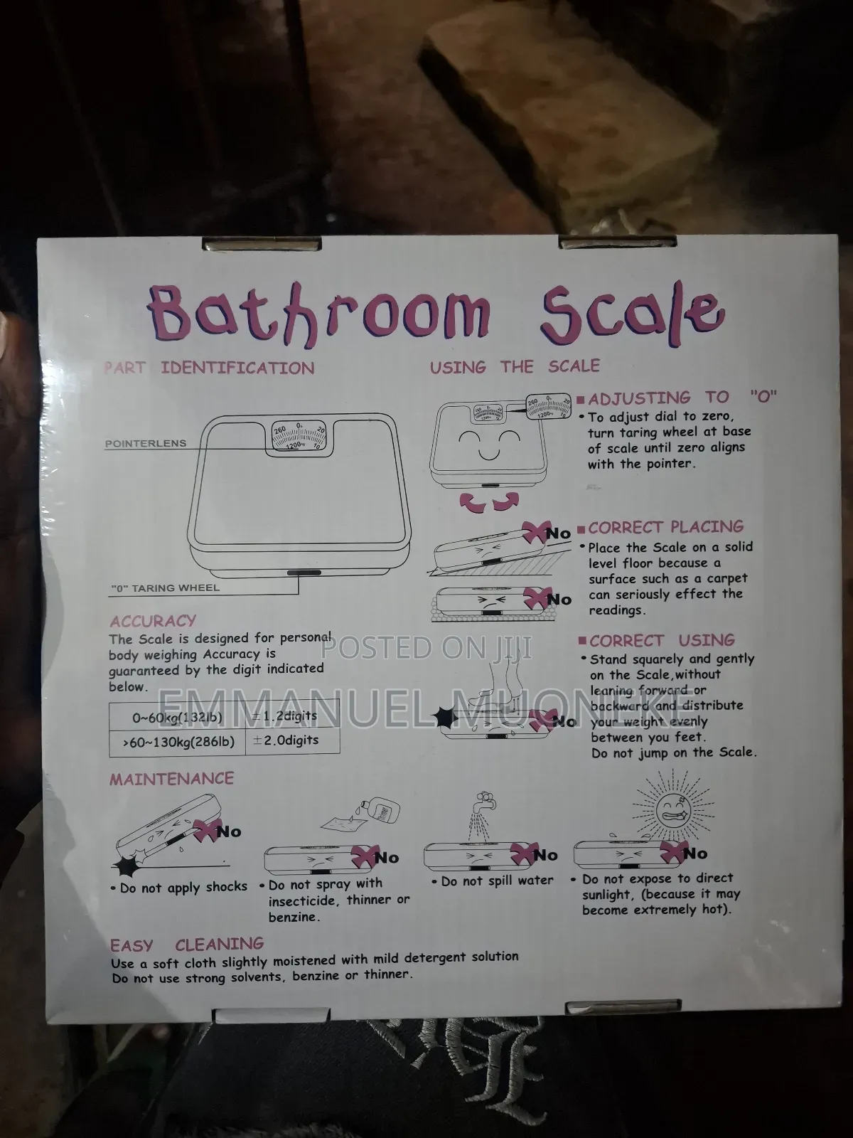 Original Bahroom Scale 130kg