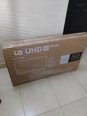 Sleek Lg 50" Uhd Smart Tv for Home Theater