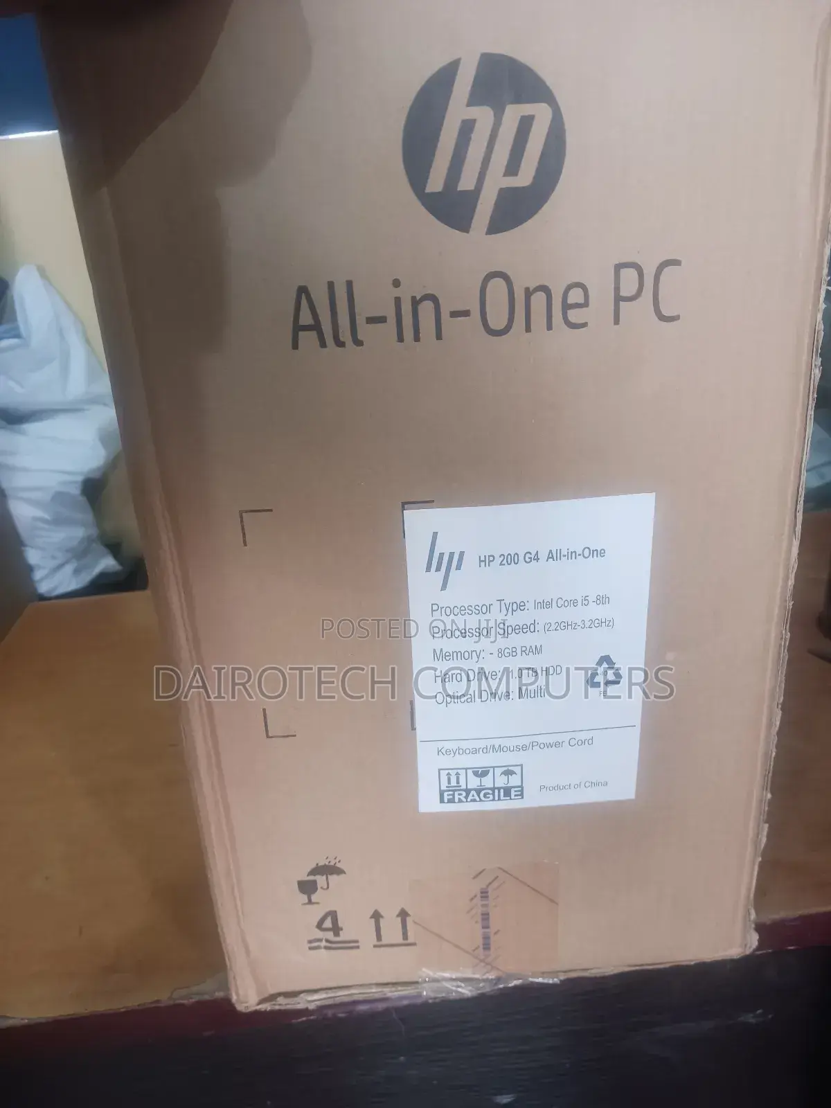 New Desktop Computer HP 200 G4 8GB Intel Core I5 SSD 256GB