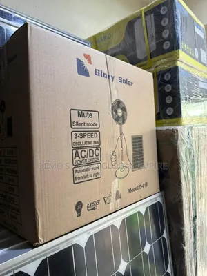 Solar Standing Fan