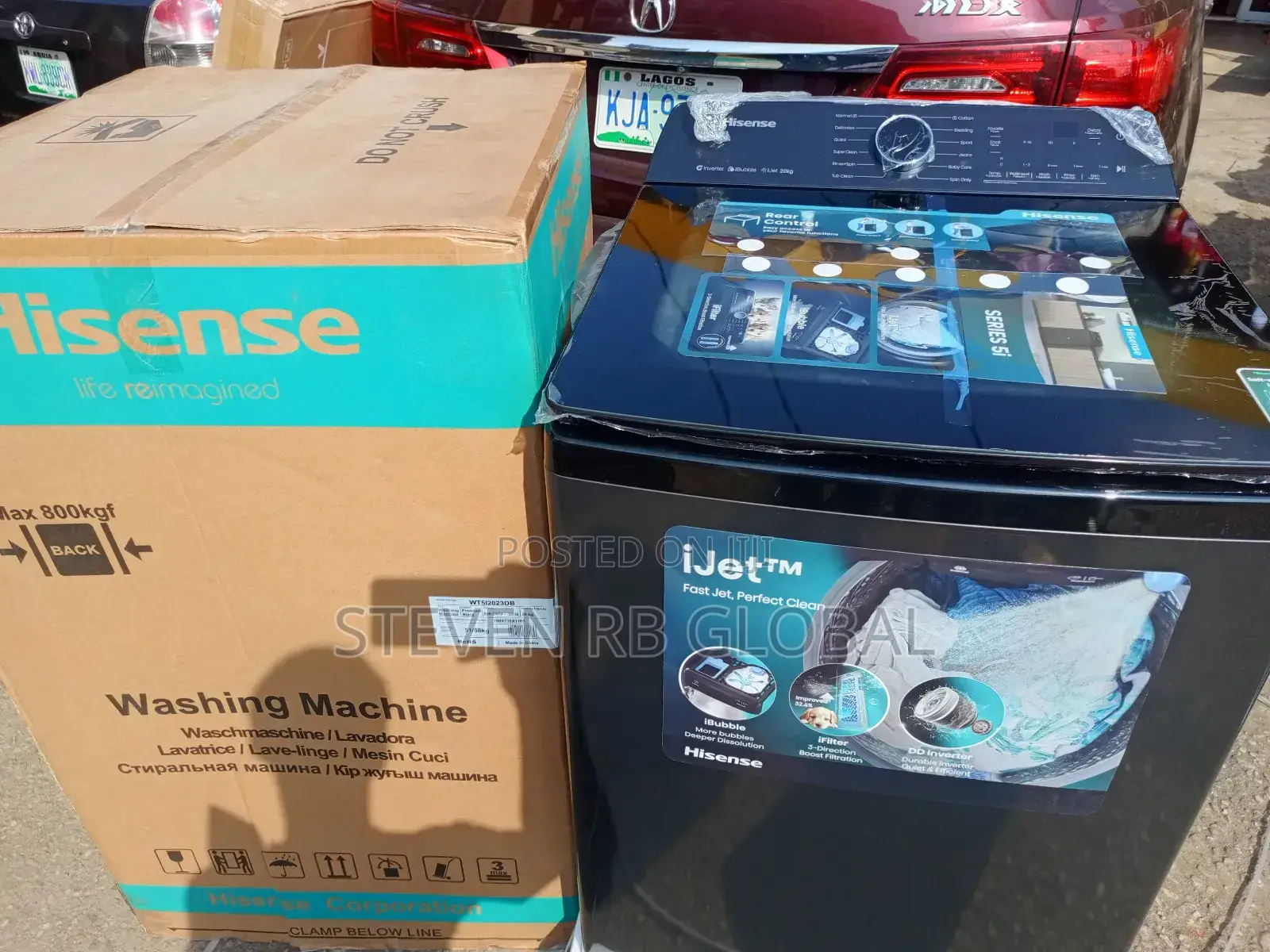 Hisense 20kg Top Load Washing Machine | Wt5i2023db