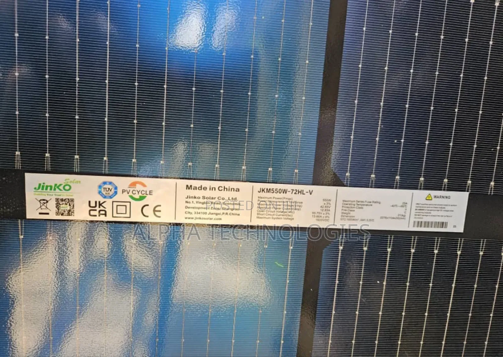 550watts Panel