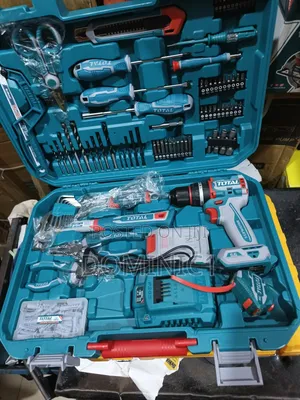 Total 165-piece Tool Set With A 20v Cordless Impact Dril