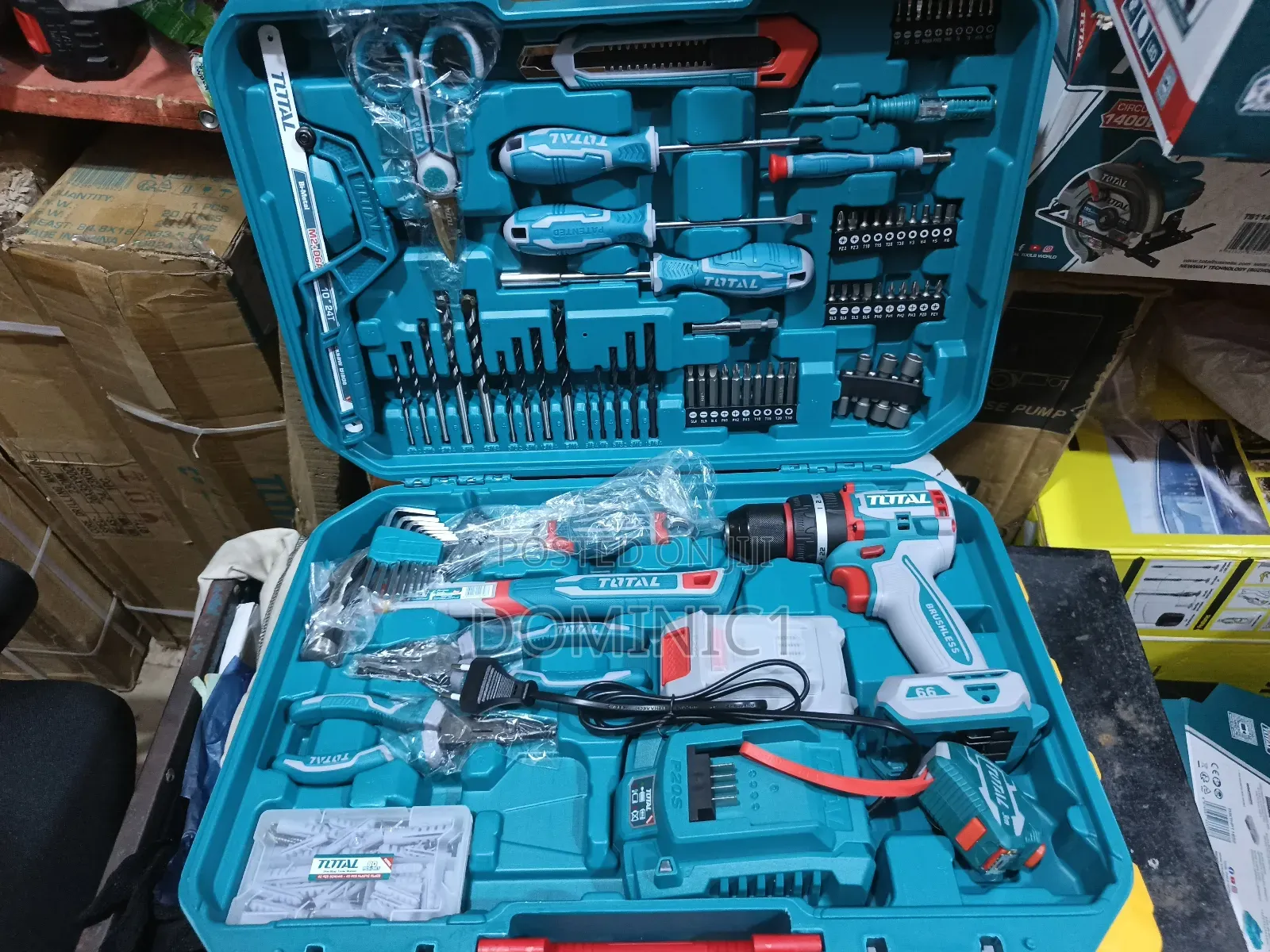 Total 20v Cordless Impact Drill  With Tool