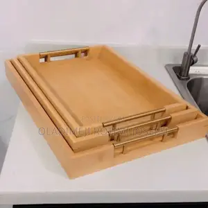 3in1 Quality Wooden Serving Tray