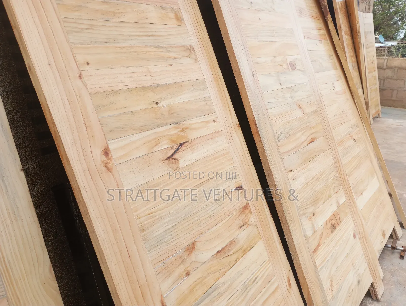 Pine Wood Panel Doors, Frames and Architraves