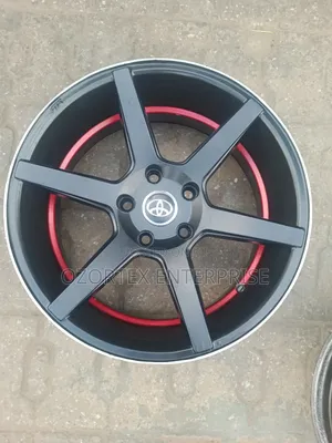 17inches Rim For Lexus Black And Red