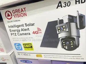 Intelligent Solar Energy Alert PTZ Camera 6mp A30hd