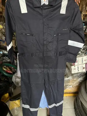 Fire Retardant Blue Coverall Gown