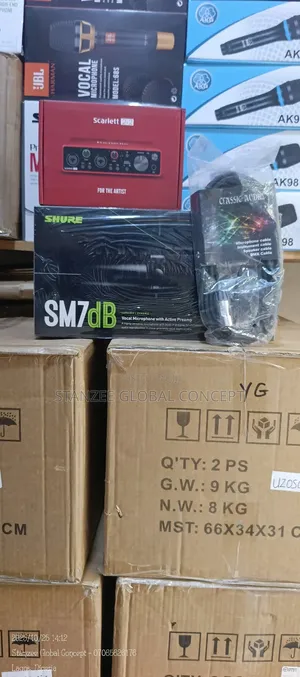 Shure Sm7db With Active Preamp Scarlett 2i2 3rd Gen