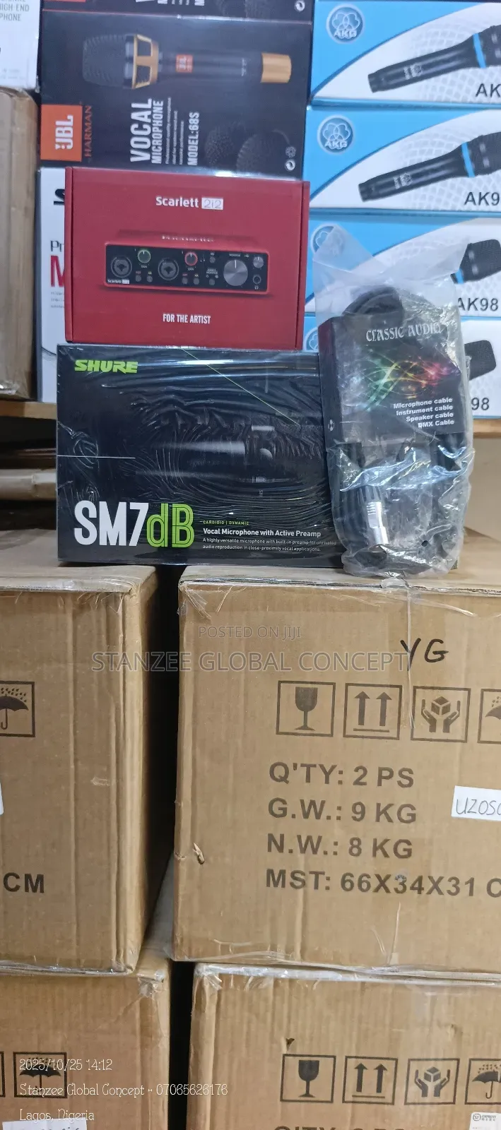 Shure Sm7db With Active Preamp Scarlett 2i2 3rd Gen
