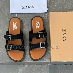 Zara Quality Luxury Men Genuine Leather Sandals