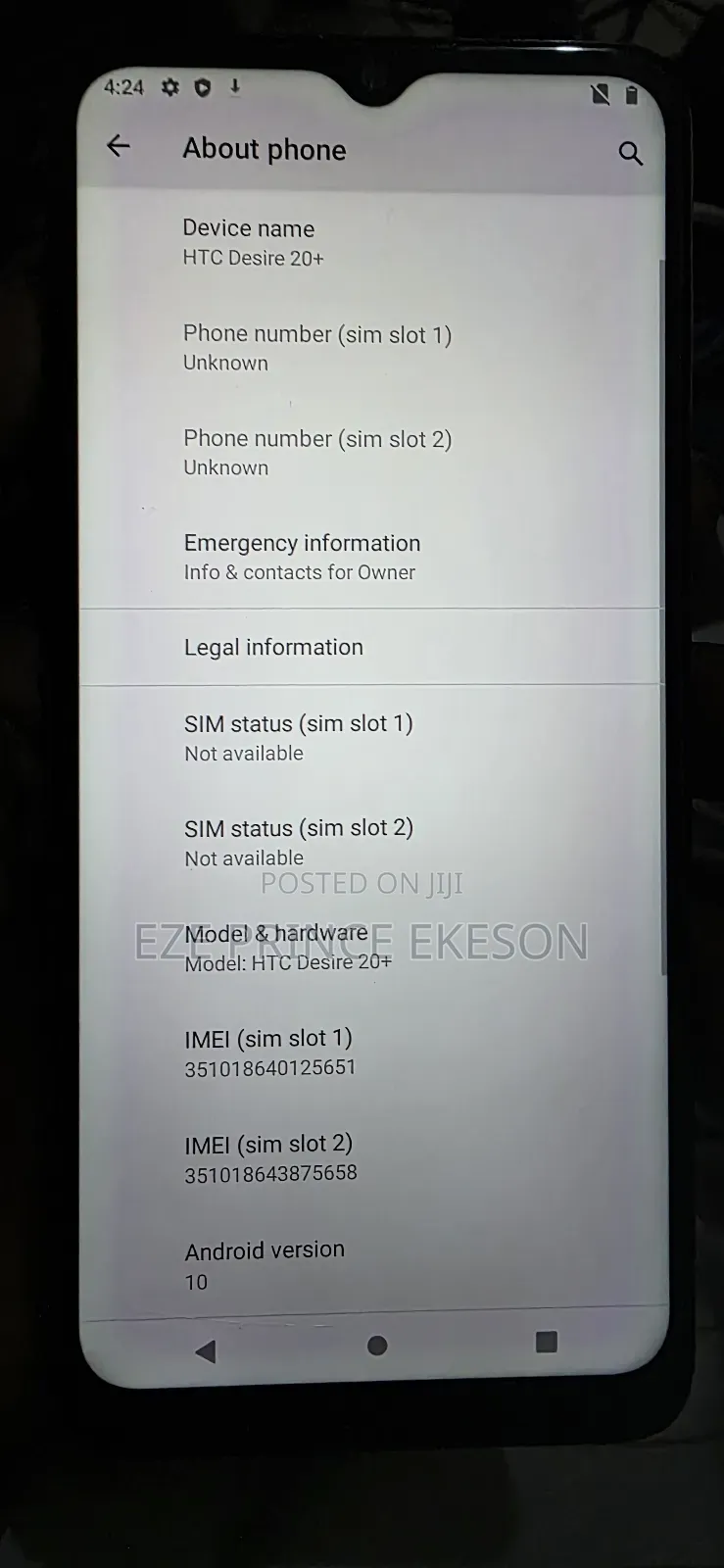 HTC Desire 20+ 128 GB Orange