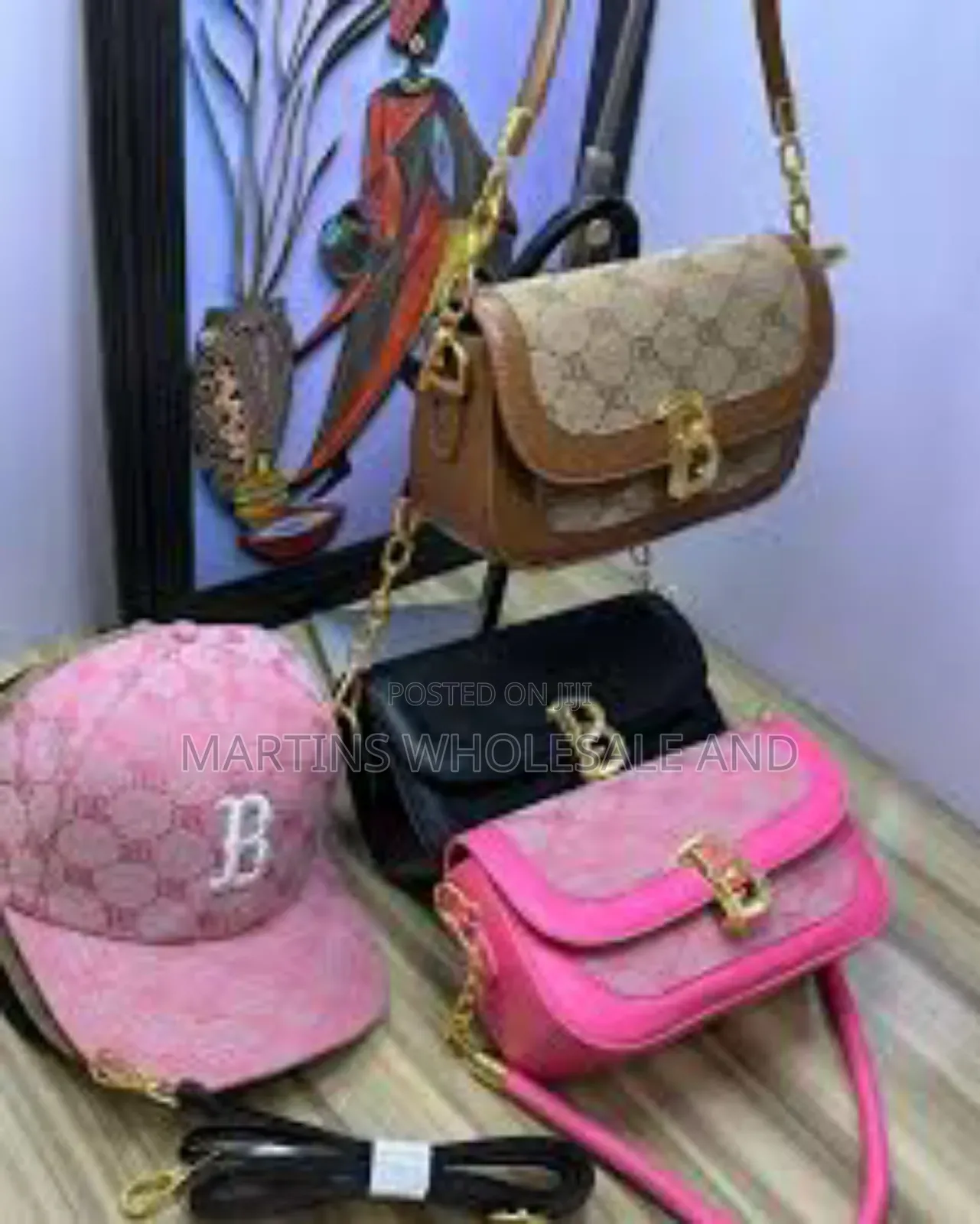 Cross Body Bag and a Baseball Cap