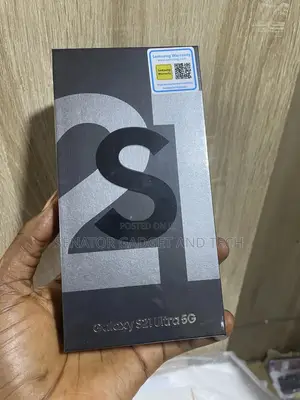 New Samsung Galaxy S21 Ultra 5G 128 GB Black