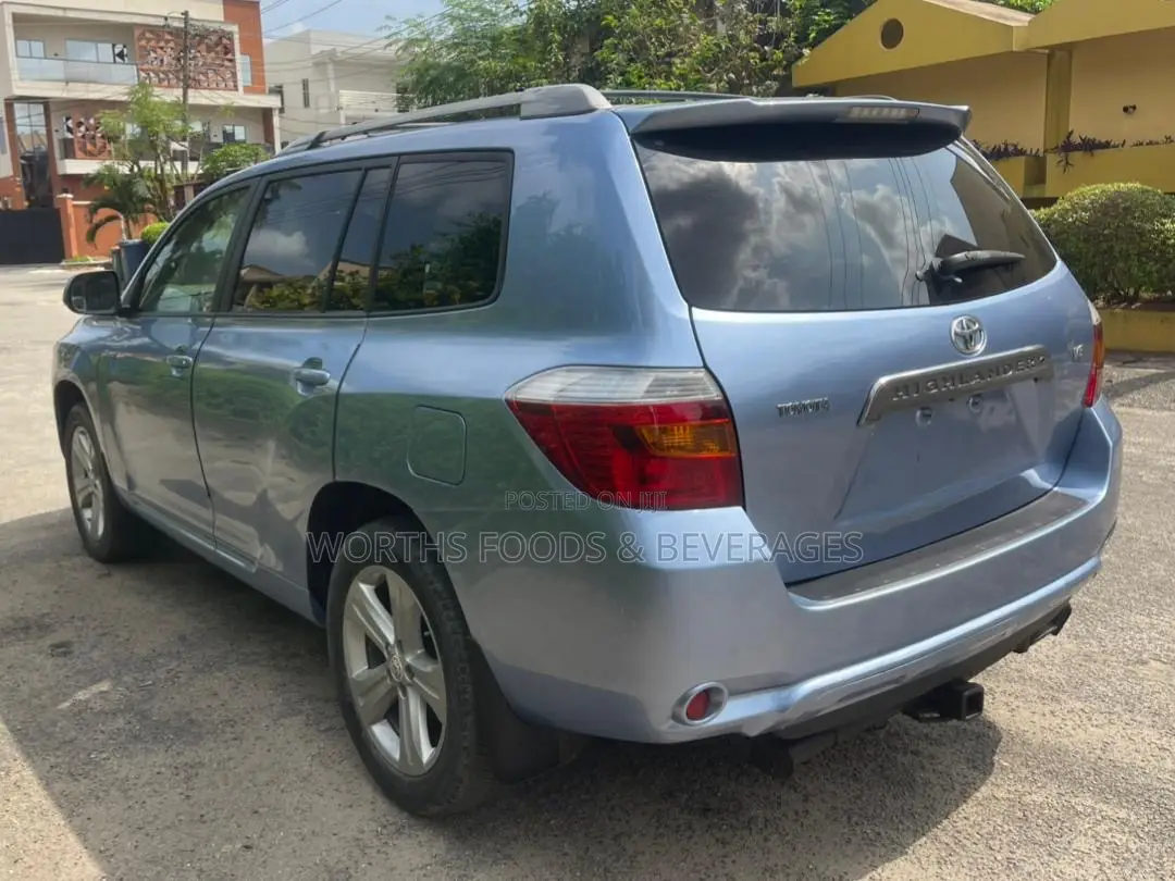 Toyota Highlander Sport 2008 Blue
