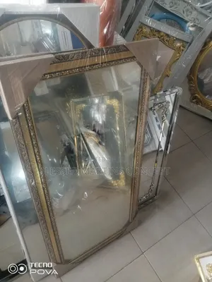 Thick Parnel Frame Executive Wall Mirror.Size: 47x95cm