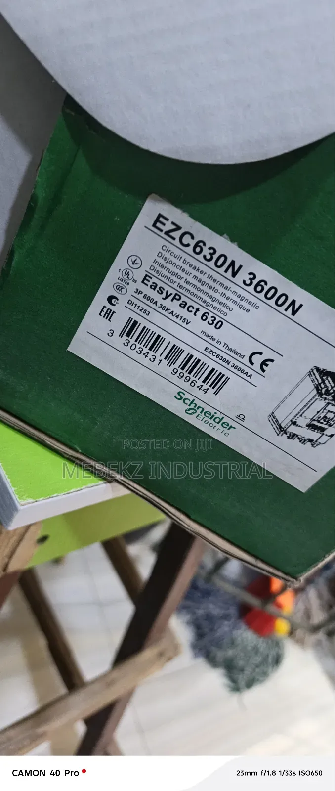 Moulded Case Circuit Breaker 3pole 630a