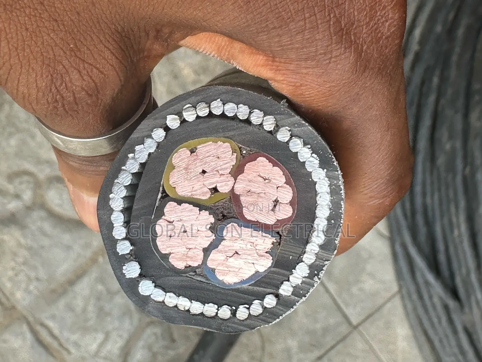 35mmx4core Armored Cable