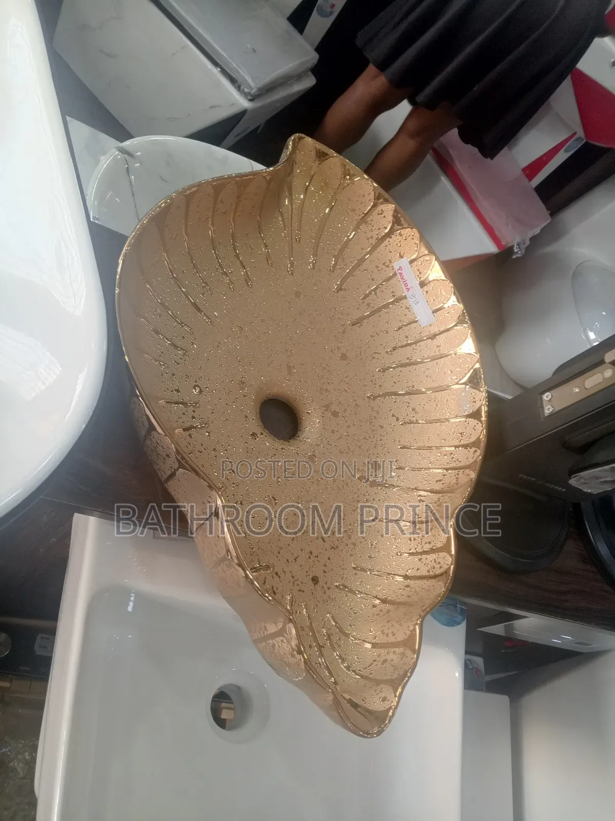 Gold Plated Countertop Basin