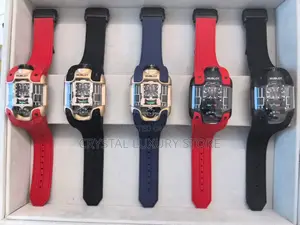 Hublot Quality Luxury Men Chronograph Rubber Strap Wristwatch