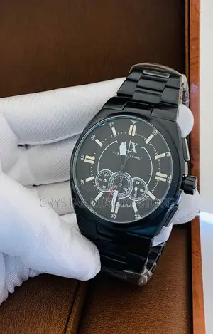 Armani Exchange Quality Luxury Men Chain Strap Wristwatch