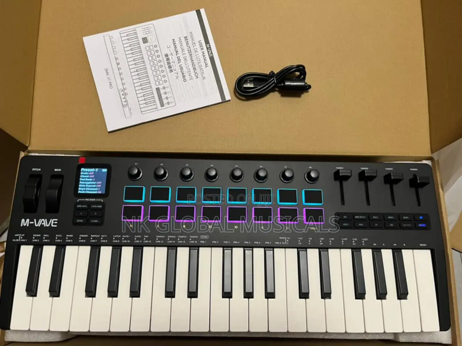 M Vave Multipurpose Midi Smk37