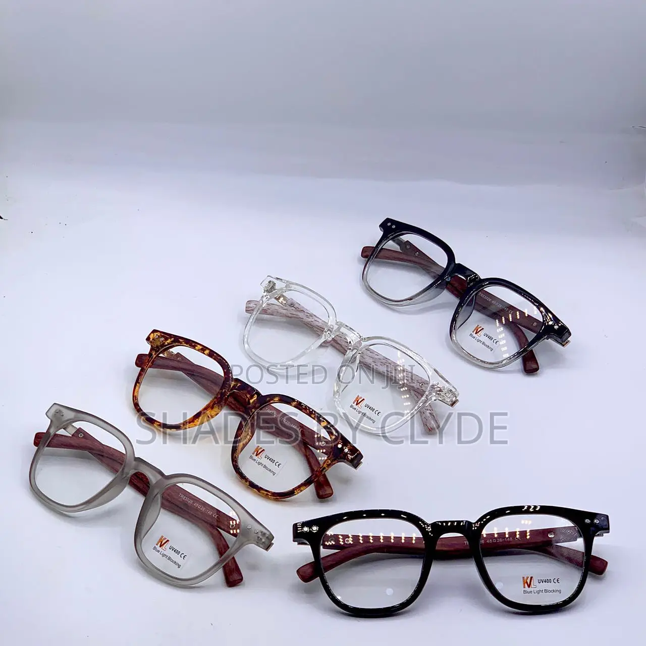 Stylish Eyeglasses - Uv400 Blue Light Blocking- Various Colours